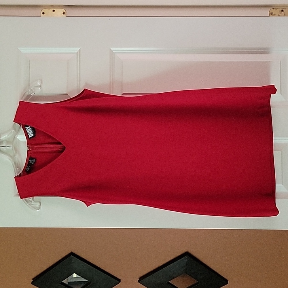 EUC Red DKNY dress